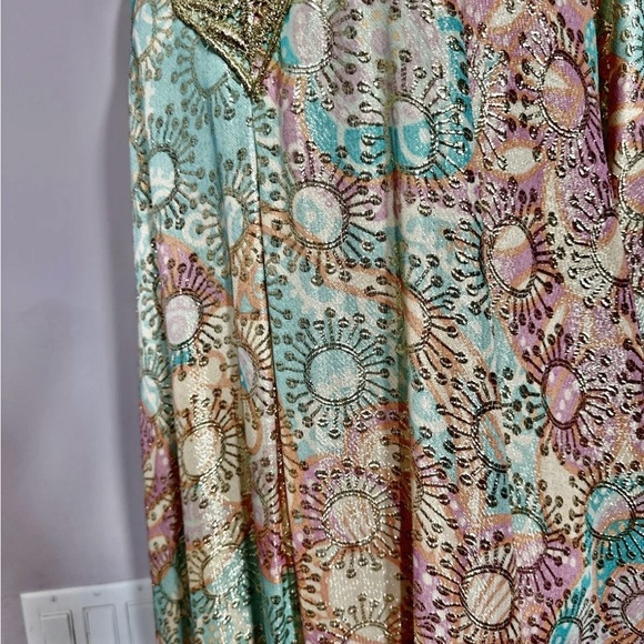 VTG LUCIE ANN Beverly Hills Gold Brocade Kaftan Amazing!!!! - Picture 6 of 7